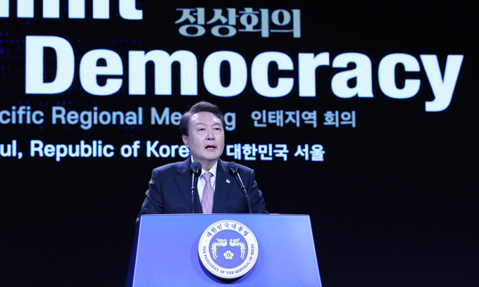 尹 “부패가 자유 억압… 인태 민주주의 증진에 1억弗 지원”