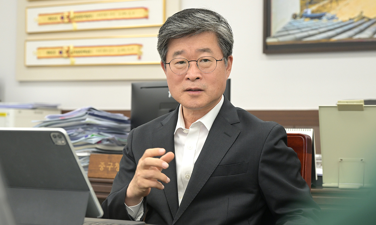 중구청장 "도심 재정비·남산숲길 조성 성과"