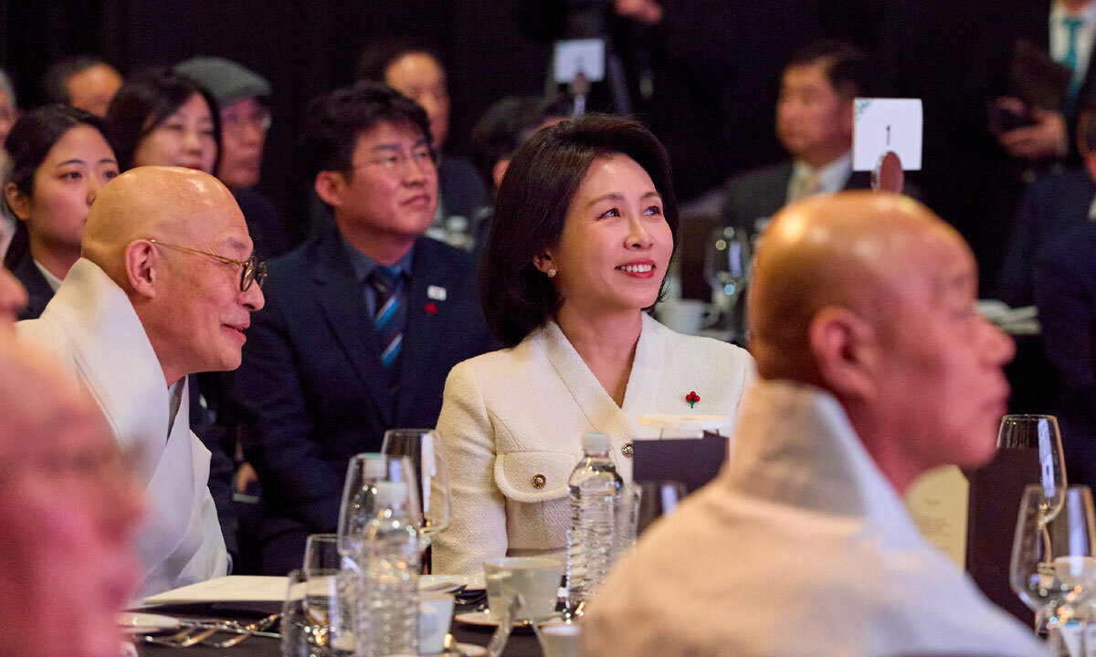 金여사, 불교 지도자들 만나 “다름 인정하는 자비의 마음이 힘”