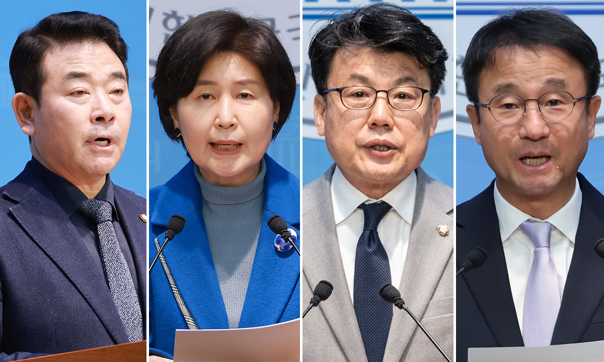 ‘중간계투’ ‘무관용’ ‘화합형‘ ‘정책통’ 민주 새 원내대표 4파전 양상