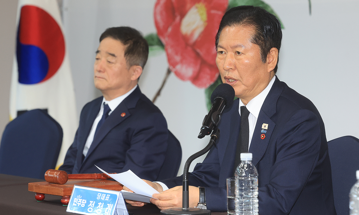 정청래, ‘제주 4·3’ 78주년 맞아 “국가폭력 시효폐지법 추진”…민주당 지지율 최고치 경신