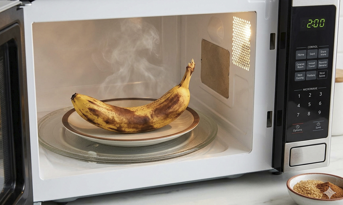 생으로 먹으면 손해? 바나나, 전자레인지 ‘1분’…단맛·풍미 살린 ‘카페 디저트’ [FOOD+]